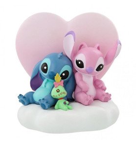 Figurine Lumineuse Stitch et ange Cœur - Disney grand Jester