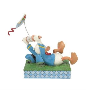 Figurine Donald avec son cerf volant - Disney traditions
