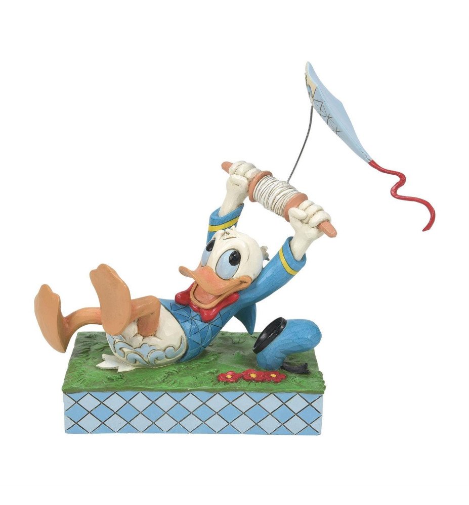 Figurine Donald avec son cerf volant - Disney traditions