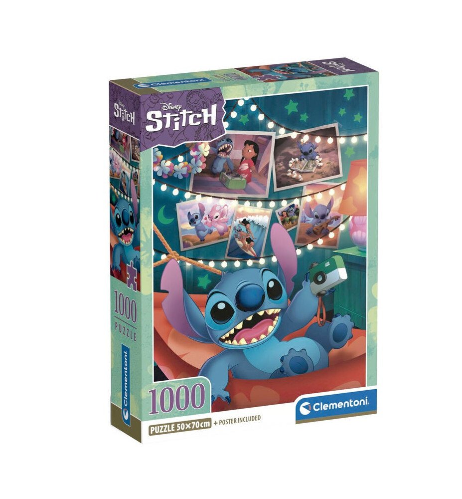 Puzzle 1000 pièces Lilo et Stitch - Clementoni