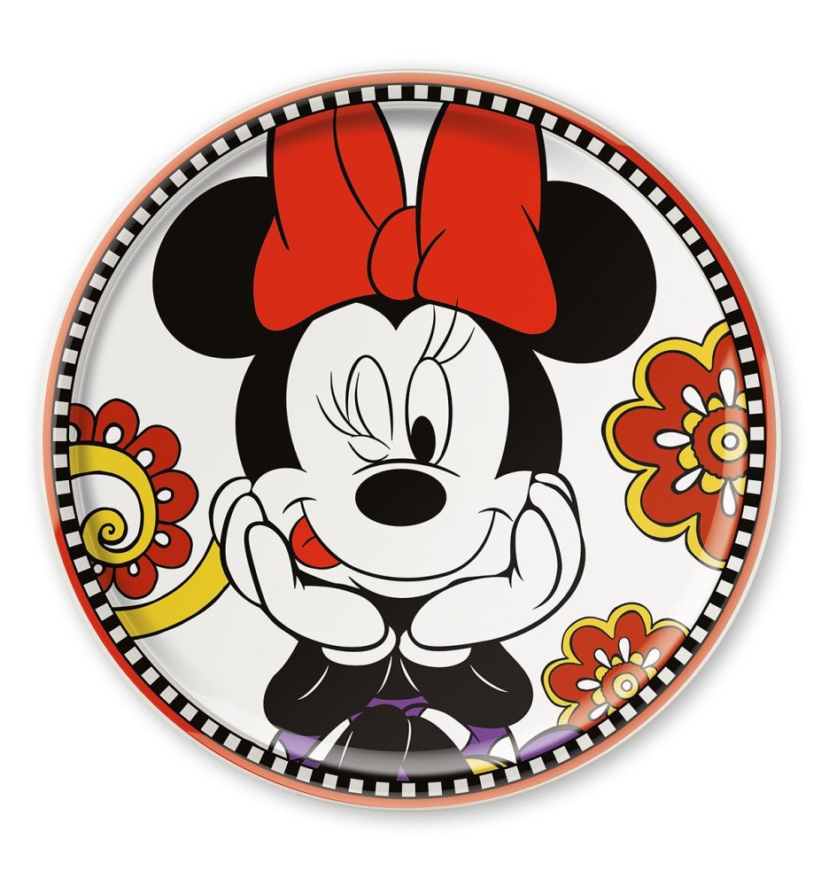 Assiette à Pizza Minnie Mouse - Forever & Ever