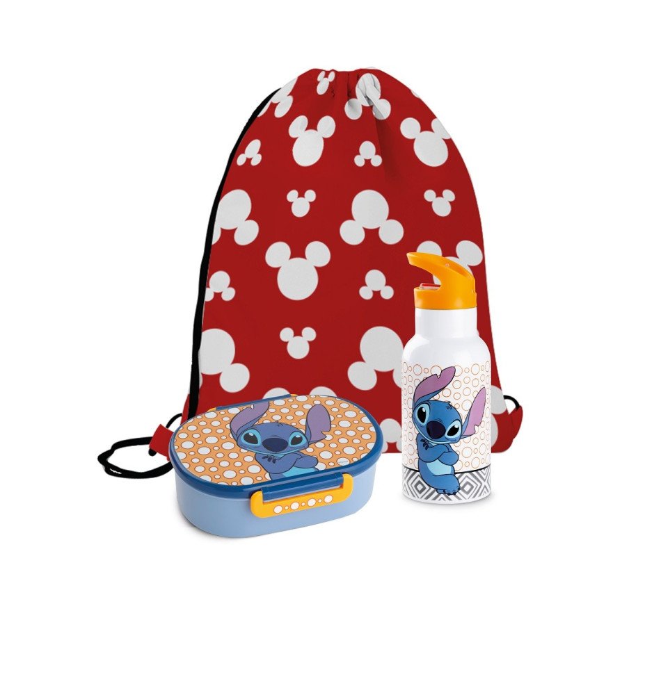 Set Lunchbox + bouteille Thermique - Stitch