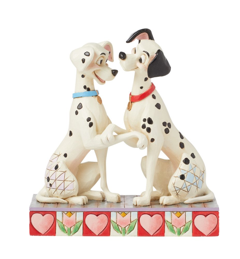 Figurine Pongo et Perdita Les 101 Dalmatiens - Disney Traditions