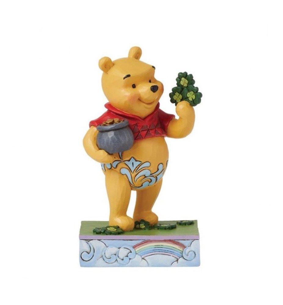 Figurine Winnie l'ourson et le trèfle - Disney Traditions