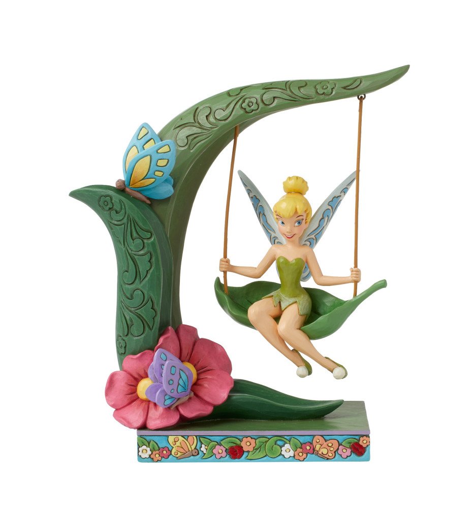Figurine Fée Clochette sur balançoire - Disney Traditions