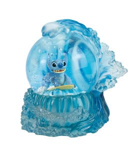Boule à Neige Snowglobe Stitch surf - Disney Showcase