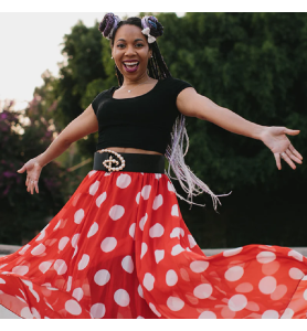 Ceinture Logo Disney Perle - Buckle down