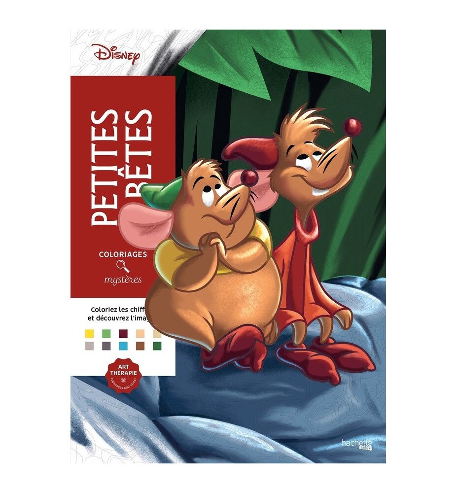 Livre de coloriages mystères Les petites bêtes - Hachette