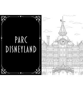 Livre de coloriages Disneyland Paris - Hachette