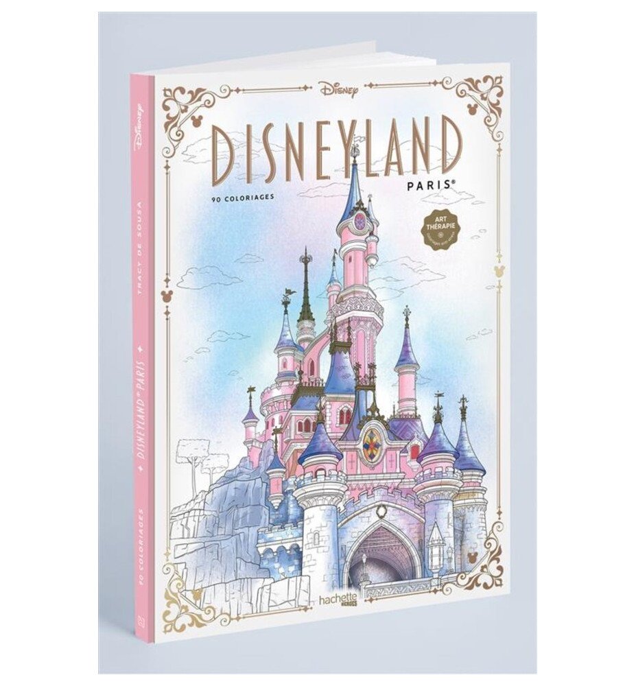 Livre de coloriages Disneyland Paris - Hachette