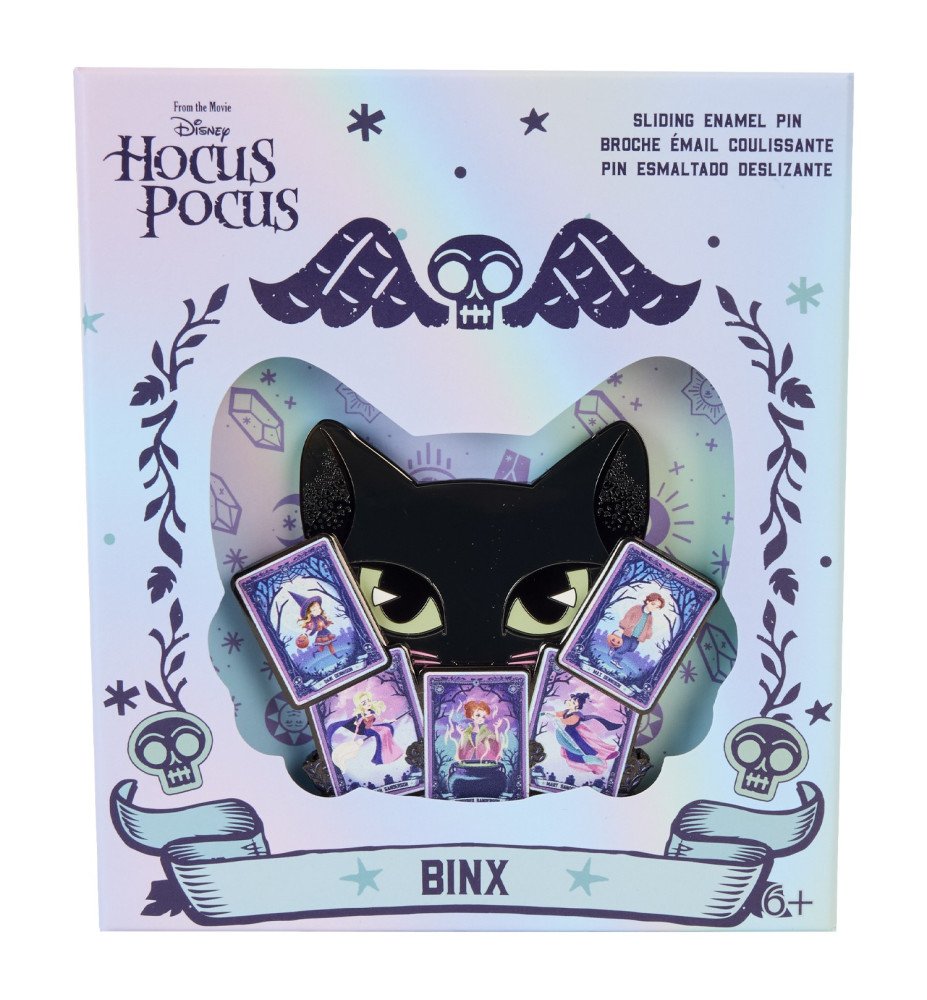 Pin's collector Edition Limitée Hocus Pocus Tarot Card Binx - Loungefly