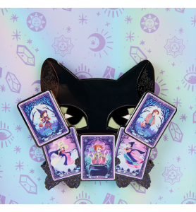 Pin's collector Edition Limitée Hocus Pocus Tarot Card Binx - Loungefly
