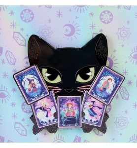 Pin's collector Edition Limitée Hocus Pocus Tarot Card Binx - Loungefly