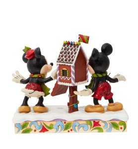 Figurine Mickey et Minnie poste une lettre - Disney Traditions