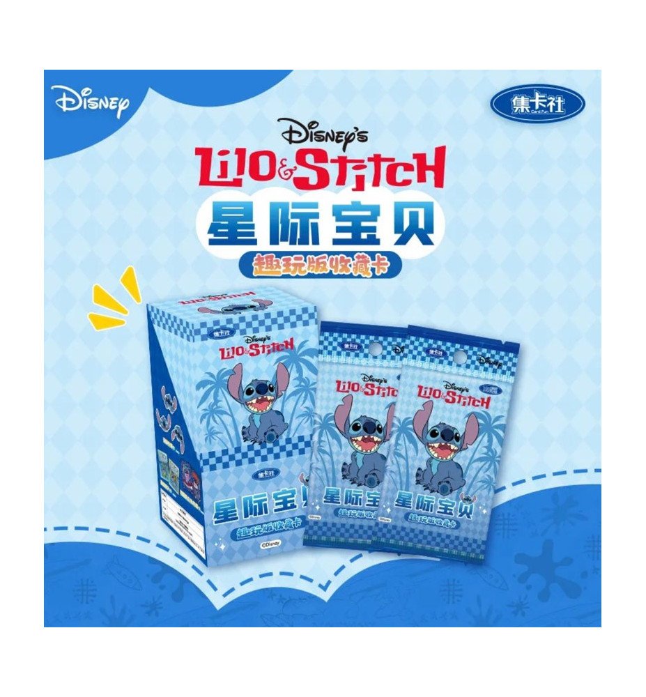 Booster Cardfun 4 Cartes - Lilo et Stitch