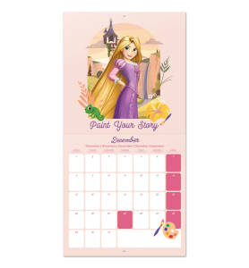Calendrier 2025 Princesses Disney