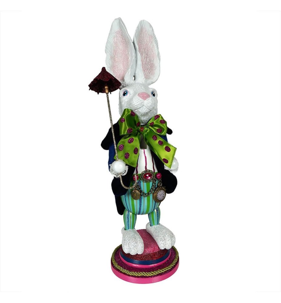Casse Noisette Kurt Adler Le Lapin Blanc - Alice aux pays des merveilles