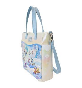 Tote bag Convertible Mickey and friends Winter Wonderland - Loungefly