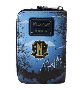 Portefeuille Mercredi Adams Nevermore Castle  - Loungefly