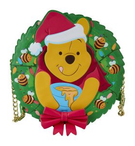Sac à Main Winnie The Pooh stuck in wreath  - Loungefly