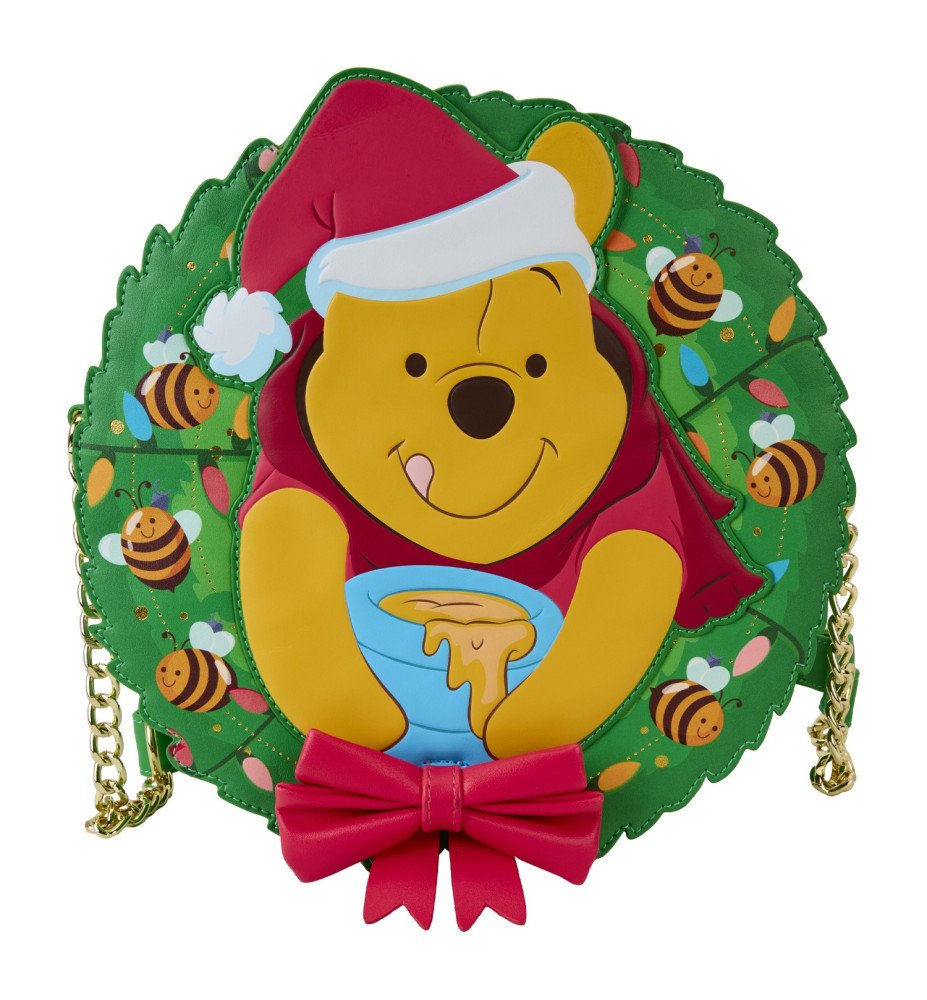 Sac à Main Winnie The Pooh stuck in wreath  - Loungefly