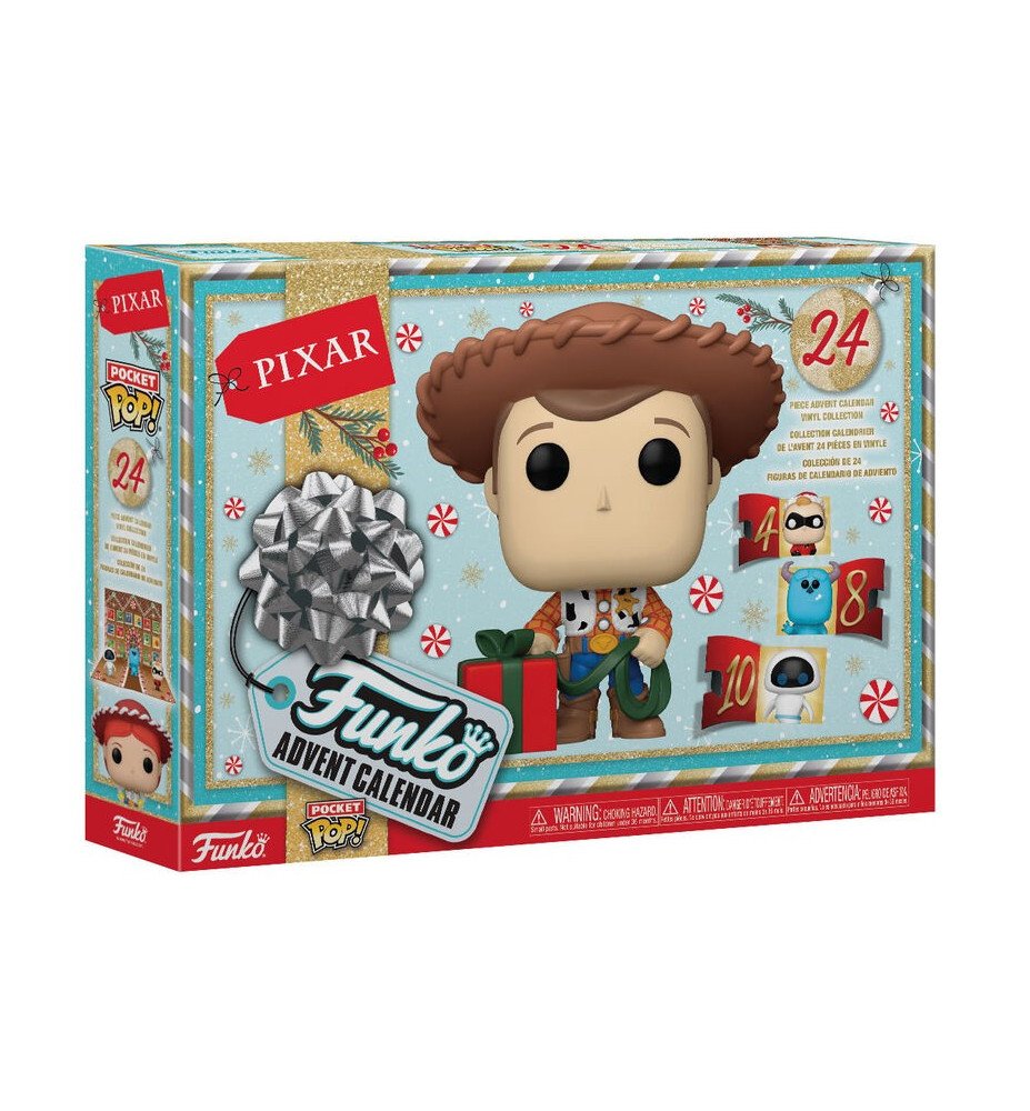 Calendrier de l'avent Funko Pop Pixar 2024