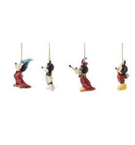 Set de 4 ornements Mickey - Disney Traditions