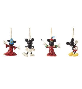 Set de 4 ornements Mickey - Disney Traditions