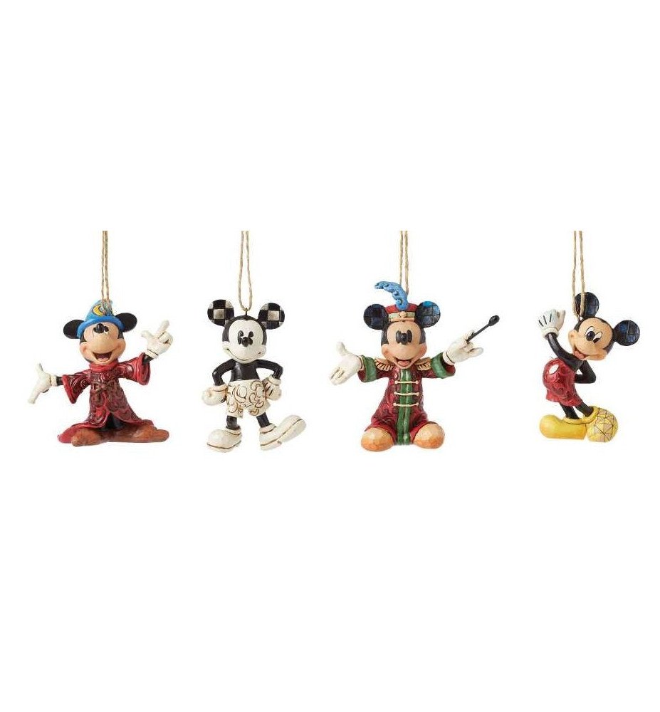 Set de 4 ornements Mickey - Disney Traditions