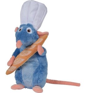 Peluche Rémi avec Baguette 25 cm - Ratatouille