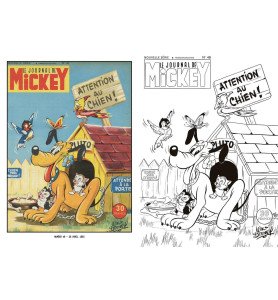 Livre de Coloriage Le Journal de Mickey - Hachette