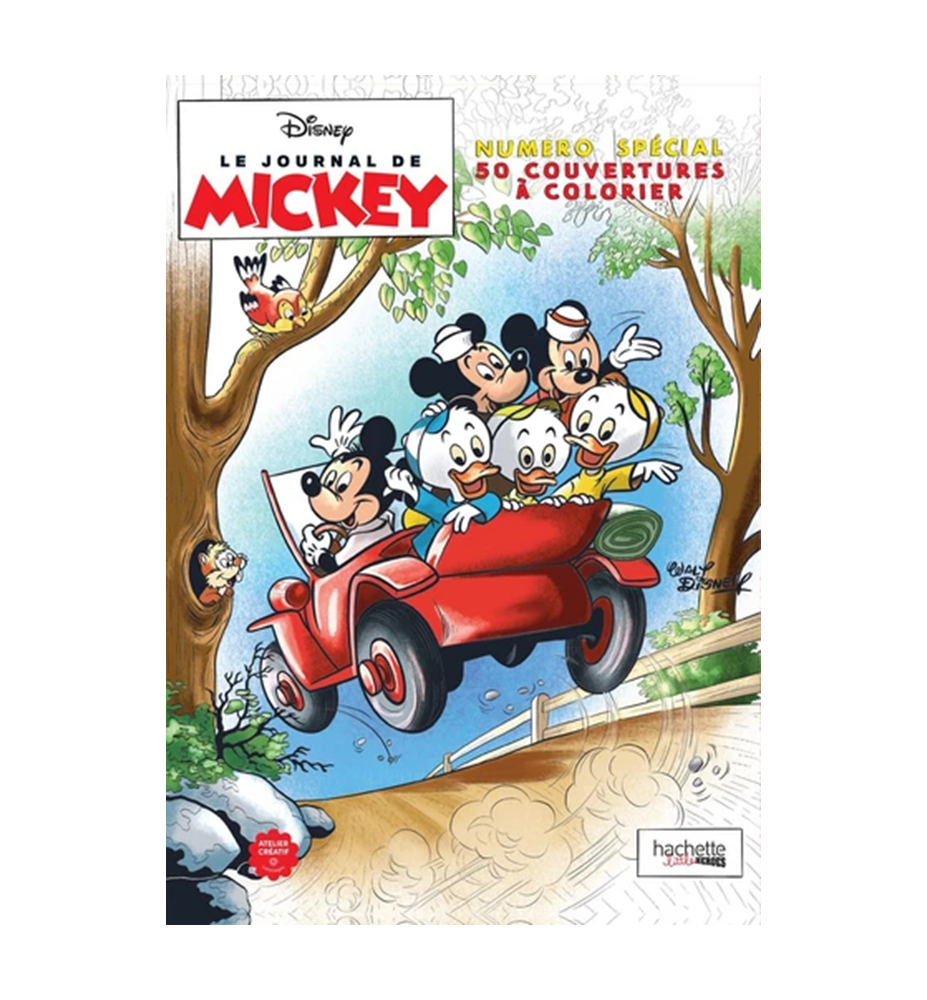 Livre de Coloriage Le Journal de Mickey - Hachette