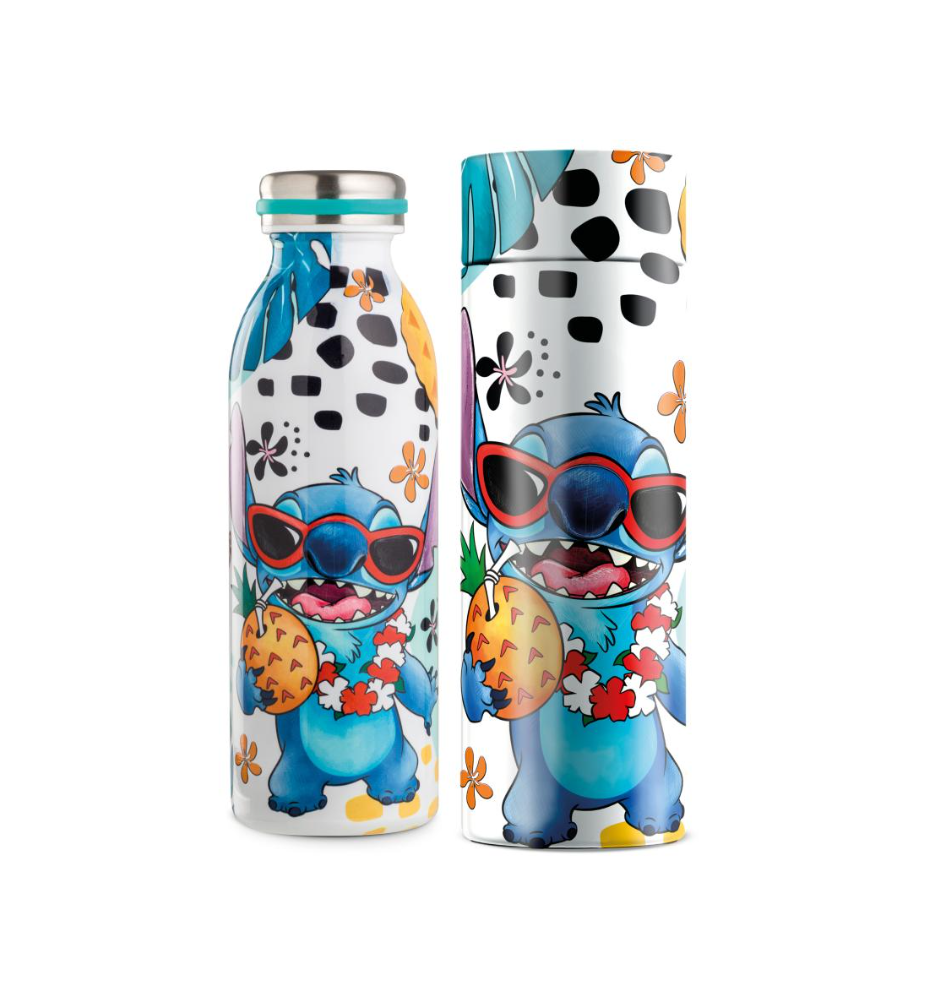 Bouteille Thermique Stitch Blanc 500ml - Lilo et Stitch