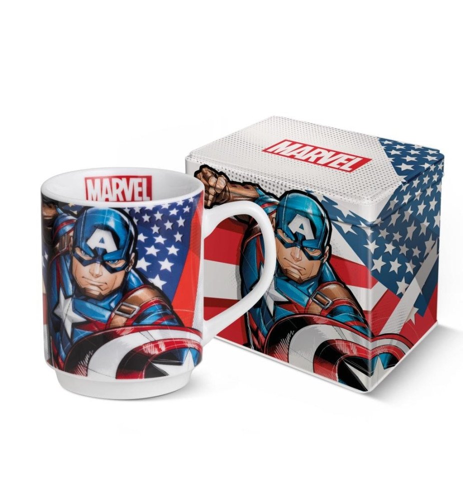 Mug Captain America 350 ml + boîte métal  - Marvel