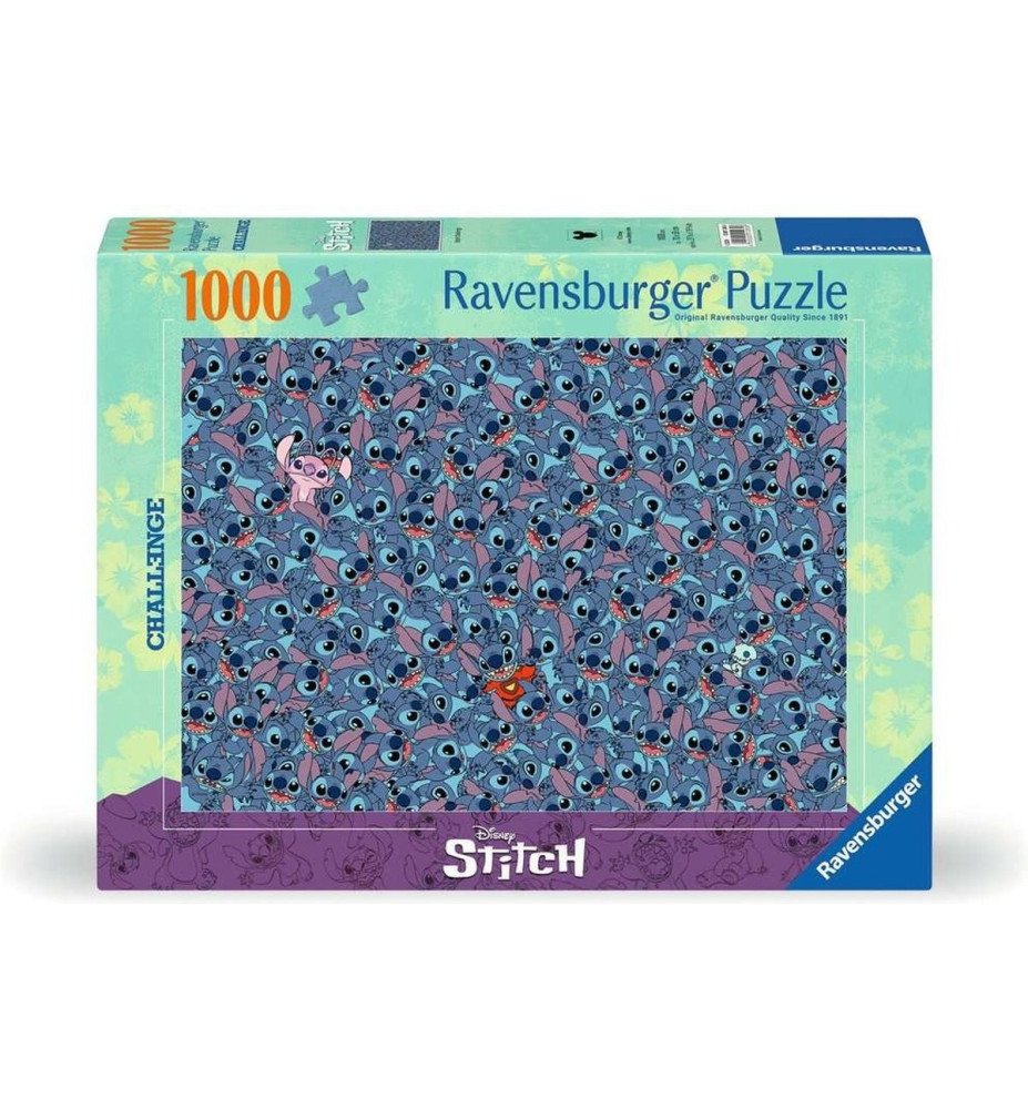 Puzzle 1000 pièces Stitch Challenge - Ravensburger