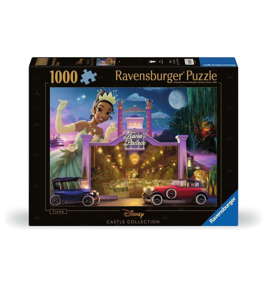 Puzzle 1000 Pièces Châteaux De Princesses - Tiana La Princesse et la Grenouille