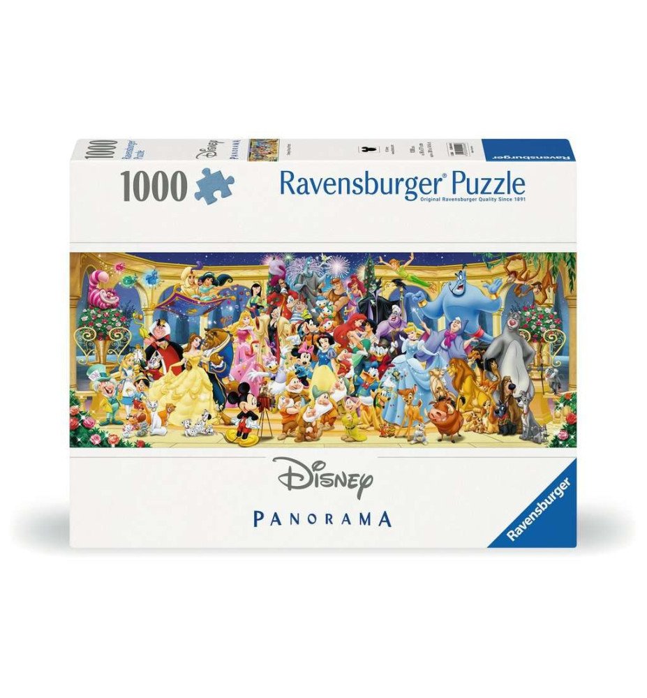 Puzzle 1000 Pièces Panoramique Photo de groupe Disney