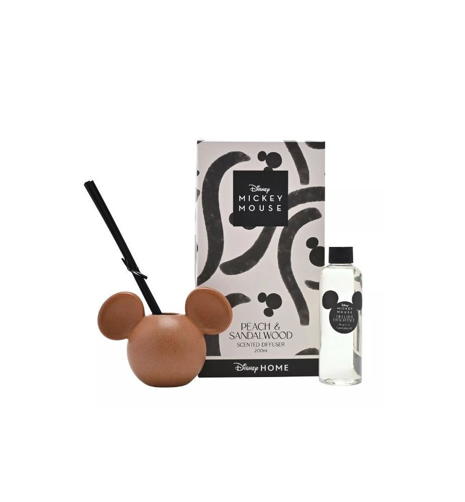 Diffuseur de parfum Mickey Terracotta - Parfum Pêche et Bois de Santal