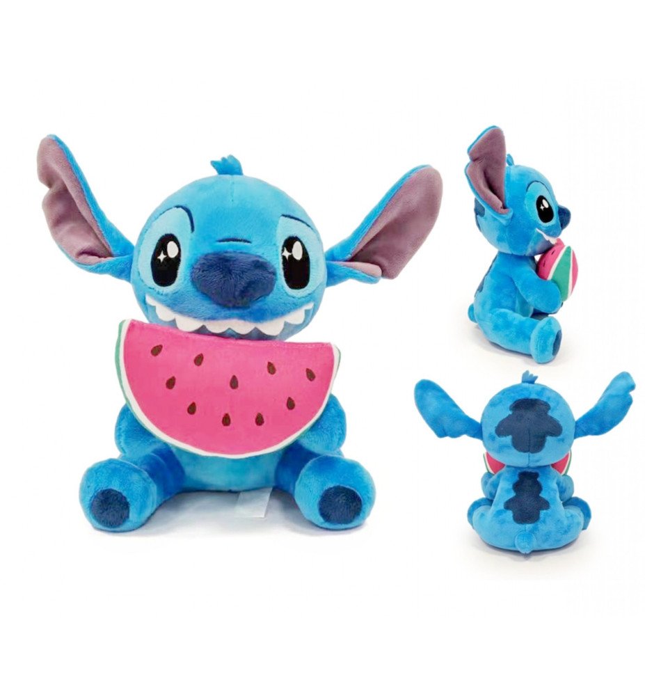 Peluche Stitch avec une pastèque - Lilo et stitch