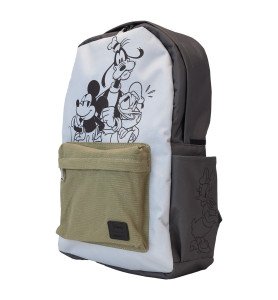 Sac à dos Mickey and Friends canva et Nylon Fullsize - Loungefly