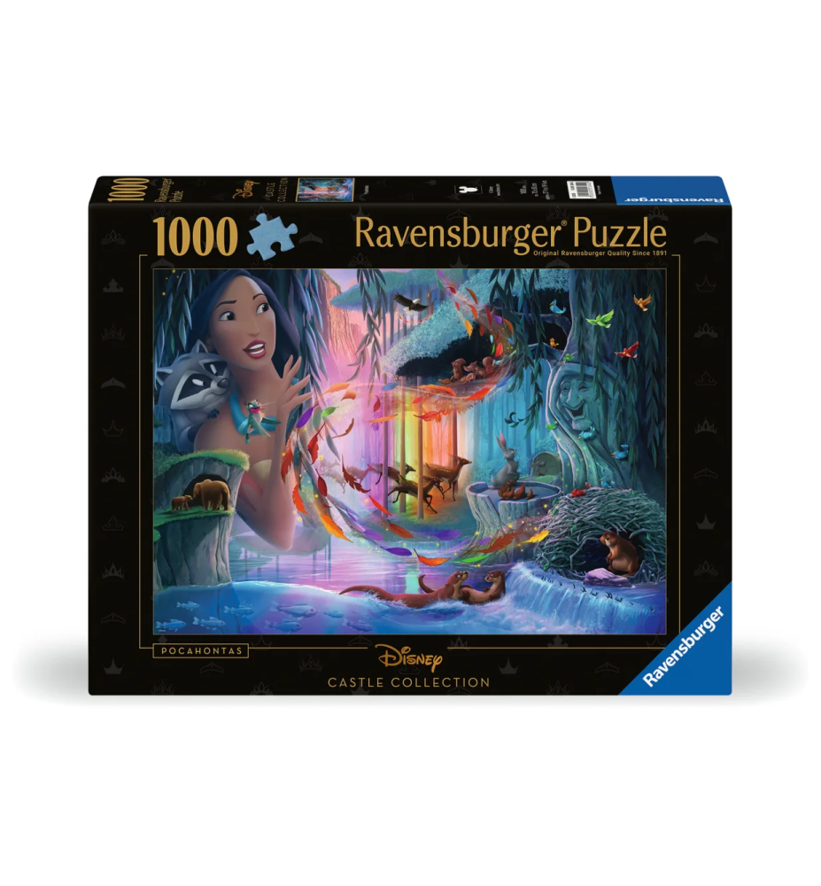 Puzzle 1000 Pièces Châteaux De Princesses - Pocahontas , une légende indienne