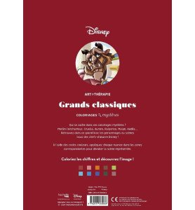 Livre de Coloriage Grand Bloc Grands Classiques Mystères