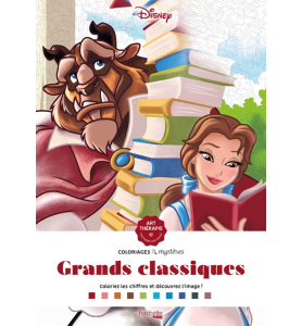 Livre de Coloriage Grand Bloc Grands Classiques Mystères