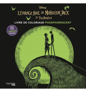 Livre Coloriage phosphorescent L'étrange Noel de Mr Jack