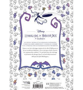 Livre Coloriage L'étrange Noel de Mr Jack - Hachette
