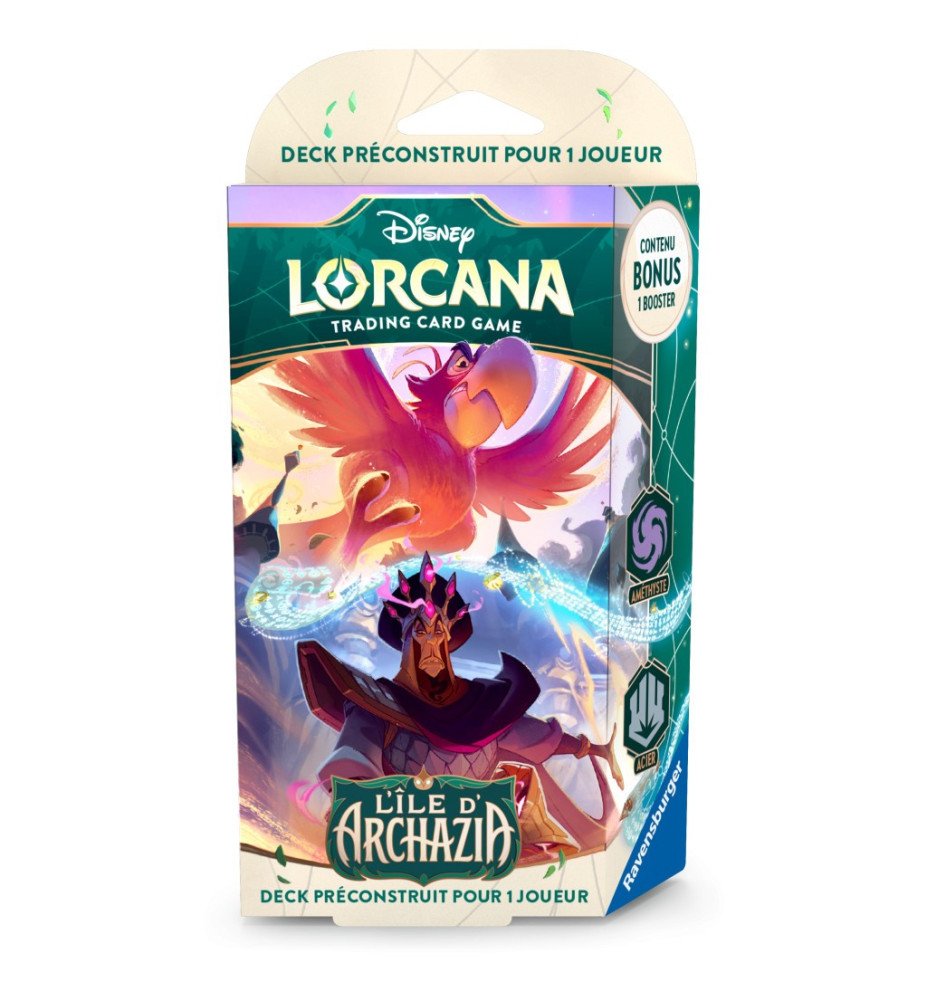 Deck de démarrage Lorcana Chapitre 7 Jafar et Iago - L'Ile d'Archazia