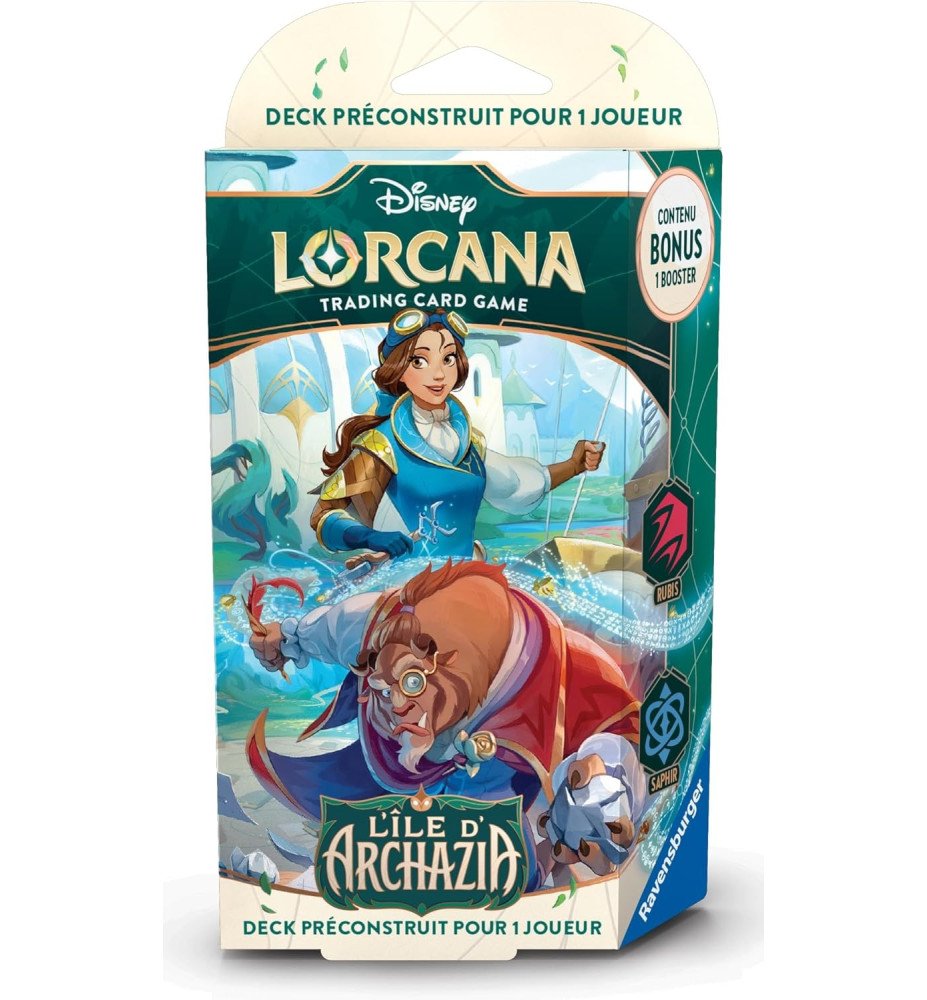 Deck de démarrage Lorcana Chapitre 7 Belle et La Bête - L'Ile d'Archazia