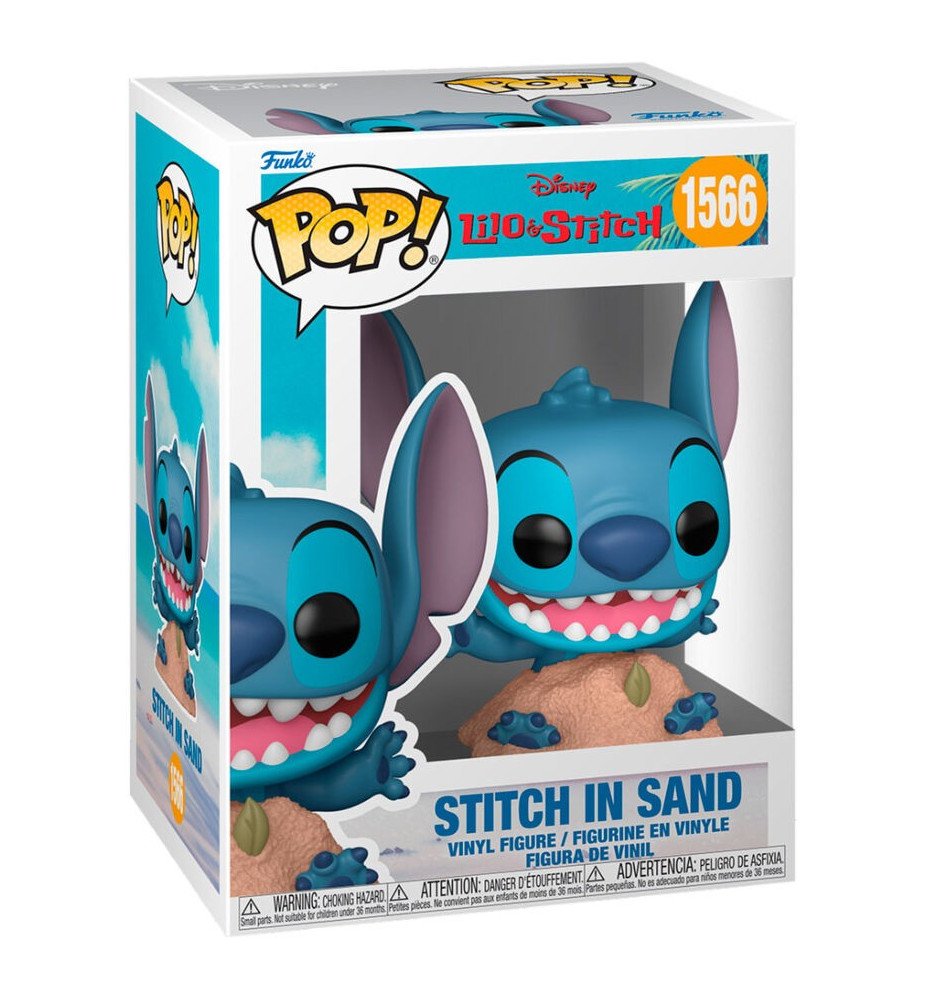 Pop 1566 Stitch dans le sable - Lilo et Stitch