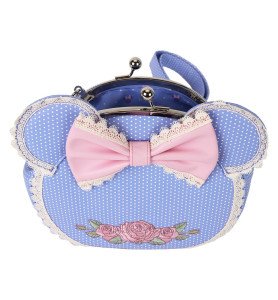 Sac à main Minnie floral and lace kisslock - Loungefly