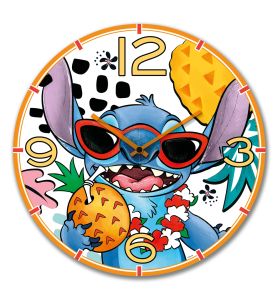 Horloge Stitch Blanche 35 cm - Collection Disney Home